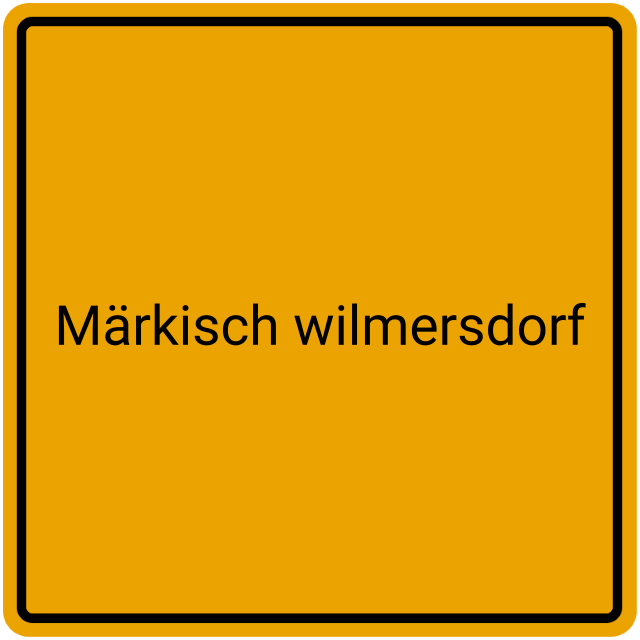 Meldebestätigung Märkisch Wilmersdorf